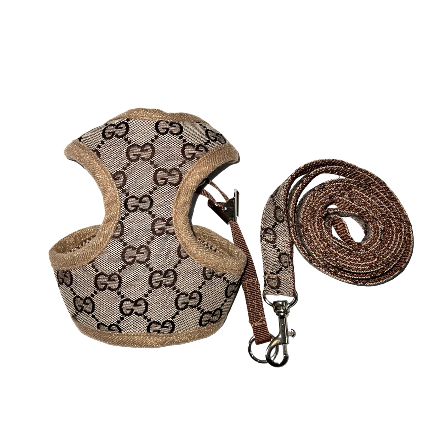 Pawcci Hero Classic Designer Dog Harness and Leash Set